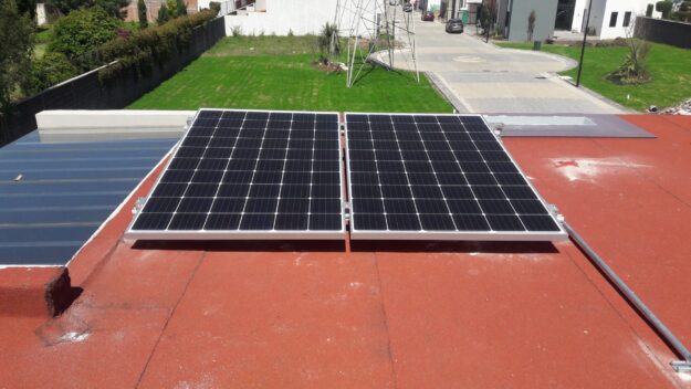 Paneles solares en Cholula, Puebla