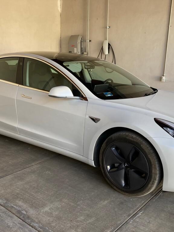 Paneles solares para un tesla