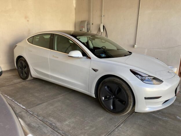 Paneles solares para un tesla